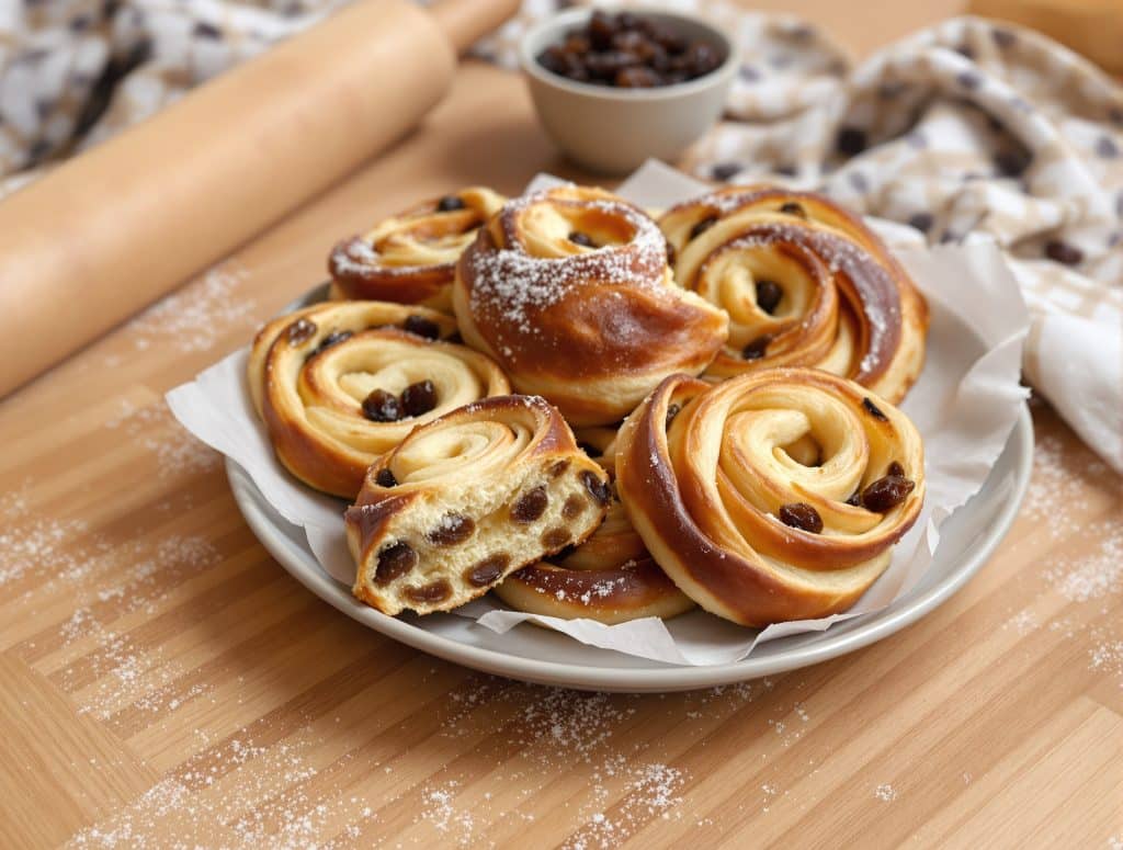 pains aux raisins recette