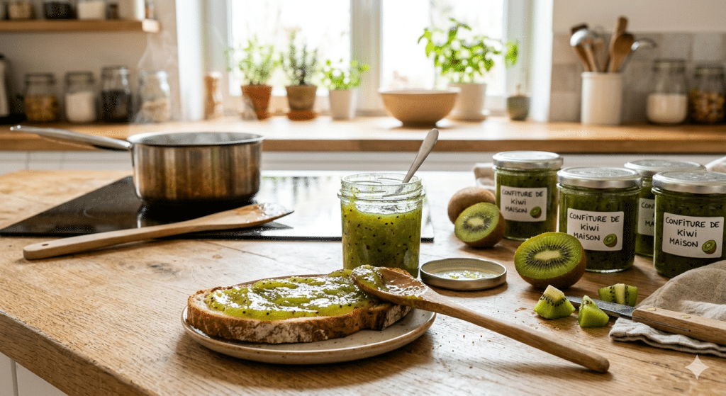 recette de confiture au kiwi