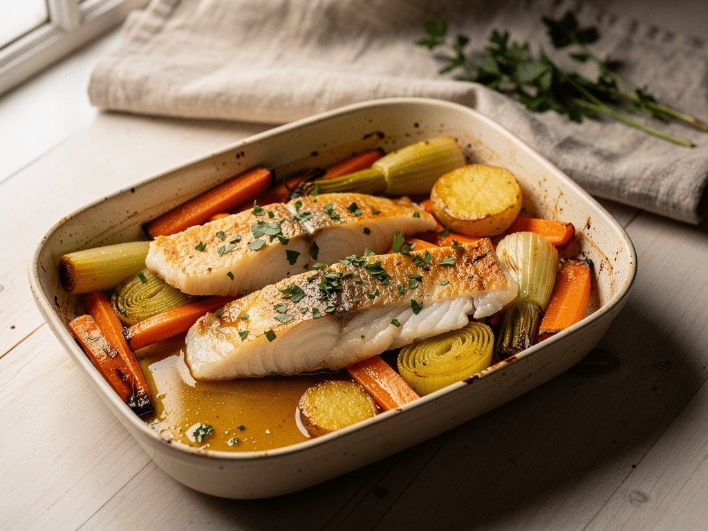 Filet de julienne au four