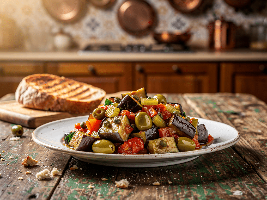 caponata sicilienne de ma grand-mère
