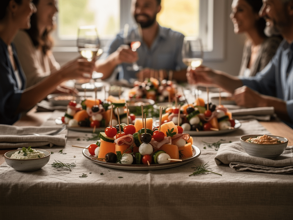 recettes brochettes apero froides