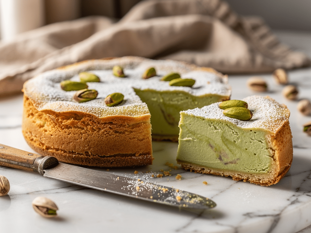 flan pistache