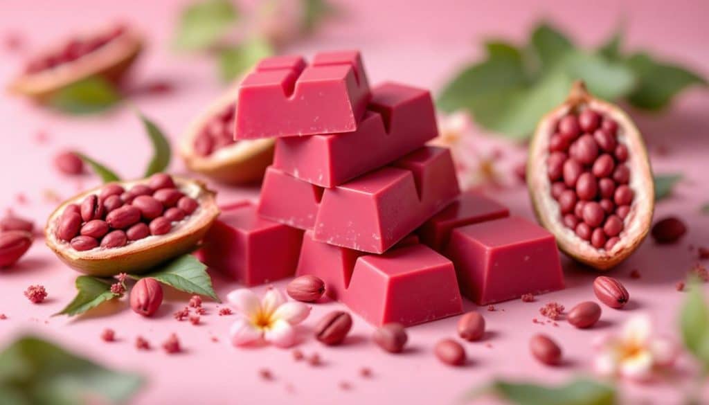 découvrez le chocolat rose ruby : son origine unique, son goût fruité et ses bienfaits naturels pour une expérience chocolatée inoubliable.