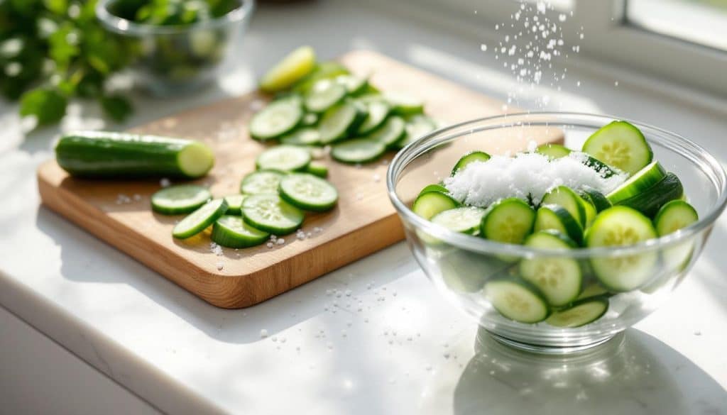 apprenez à dégorger les concombres facilement et rapidement avec nos astuces simples pour obtenir des légumes croquants et savoureux en un rien de temps.