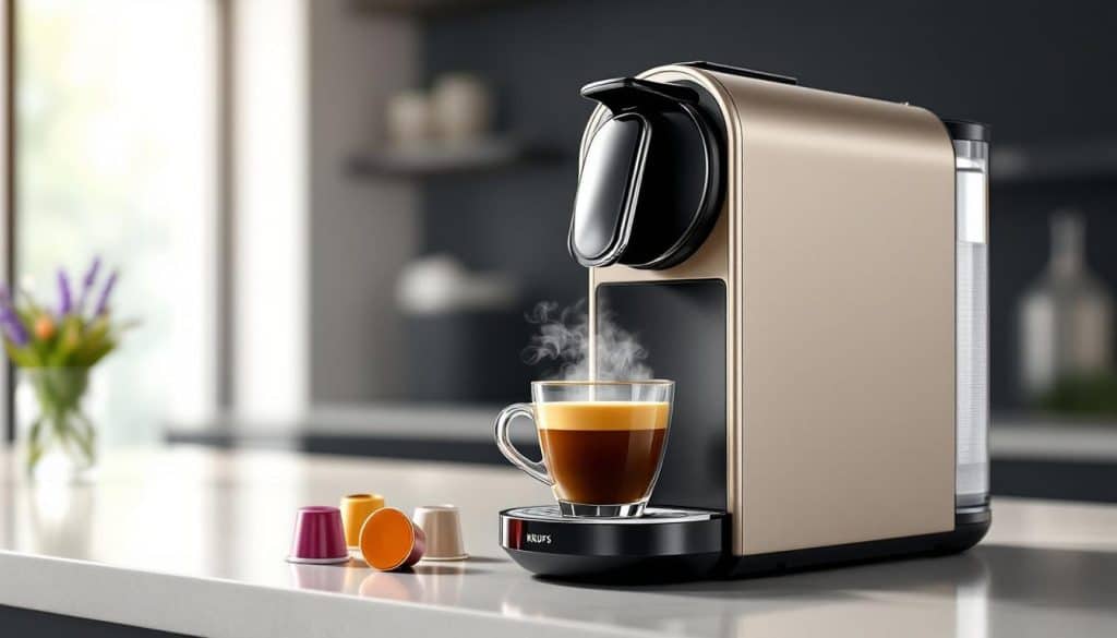 découvrez la machine à café krups nespresso alliant performance exceptionnelle et design élégant, spécialement conçue pour les capsules. savourez un café de qualité barista chez vous.