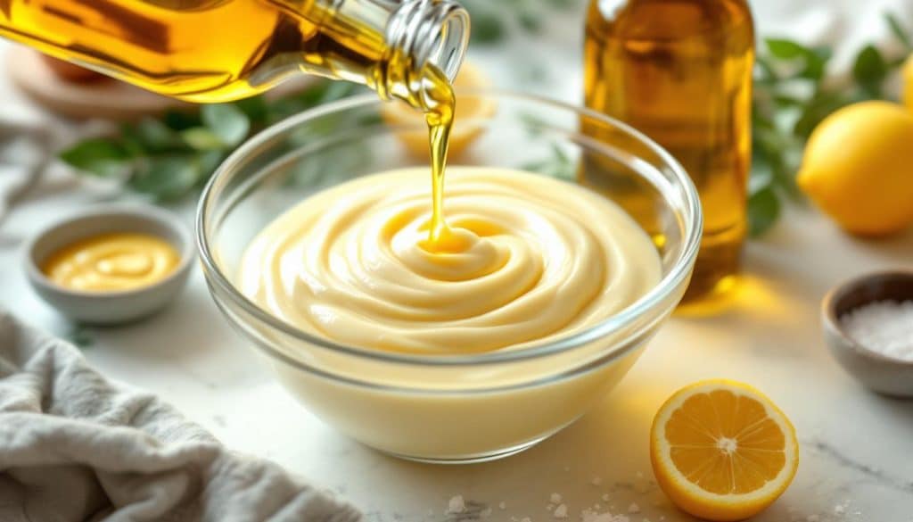 découvrez notre recette facile et rapide de mayonnaise maison à l'huile d'olive, pour une sauce savoureuse et saine à préparer en quelques minutes.
