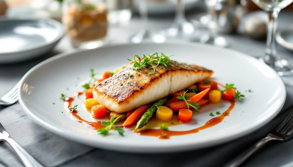 découvrez des recettes de poisson élaborées par un chef étoilé, alliant simplicité et raffinement pour des repas délicieux et élégants.