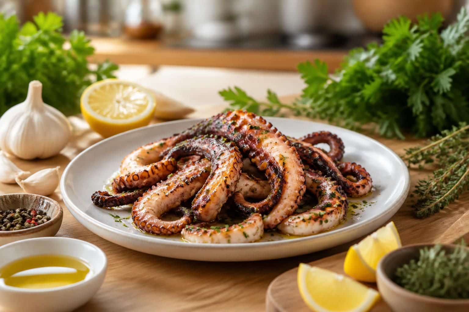 découvrez des recettes faciles à base de tentacules d'encornet et nos conseils de cuisson pour réussir vos plats de fruits de mer à coup sûr.