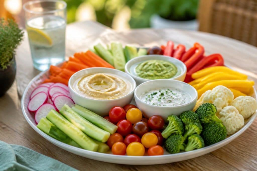 découvrez des idées faciles et colorées pour réaliser un plateau de crudités original, parfait pour un apéro gourmand et sain.