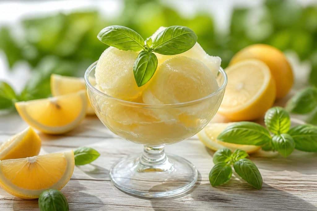 découvrez la recette facile et rafraîchissante du sorbet citron basilic novascope, parfaite pour un dessert léger et savoureux.