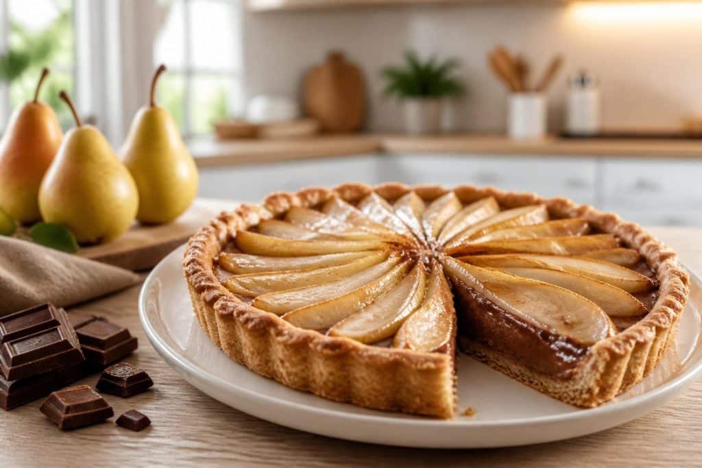 découvrez notre recette facile et gourmande de tarte poire chocolat, parfaite pour un dessert savoureux et rapide à préparer.