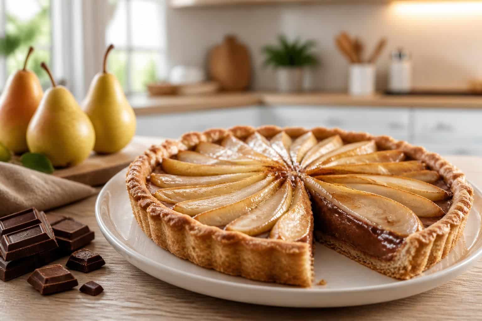 découvrez notre recette facile et gourmande de tarte poire chocolat, parfaite pour un dessert savoureux et rapide à préparer.