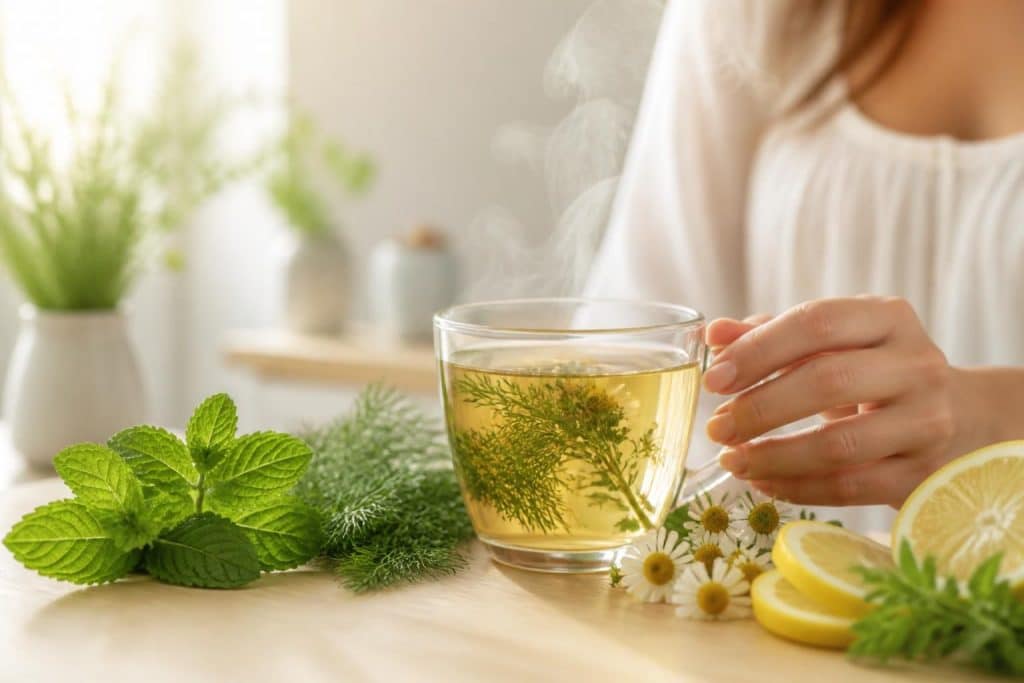 découvrez notre thé ventre plat naturel, une infusion bio spécialement conçue pour faciliter la digestion et favoriser la minceur de façon saine et naturelle.