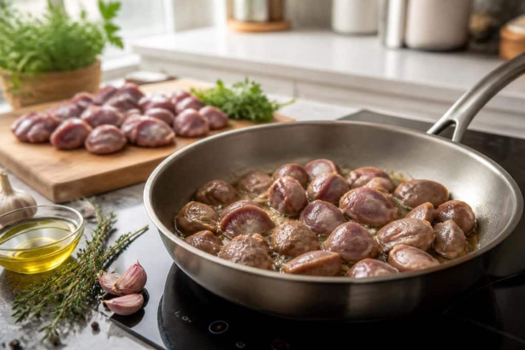 découvrez les meilleures techniques et astuces pour réussir la cuisson des gésiers de volaille crus, afin d'obtenir une texture parfaite et des saveurs délicieuses.