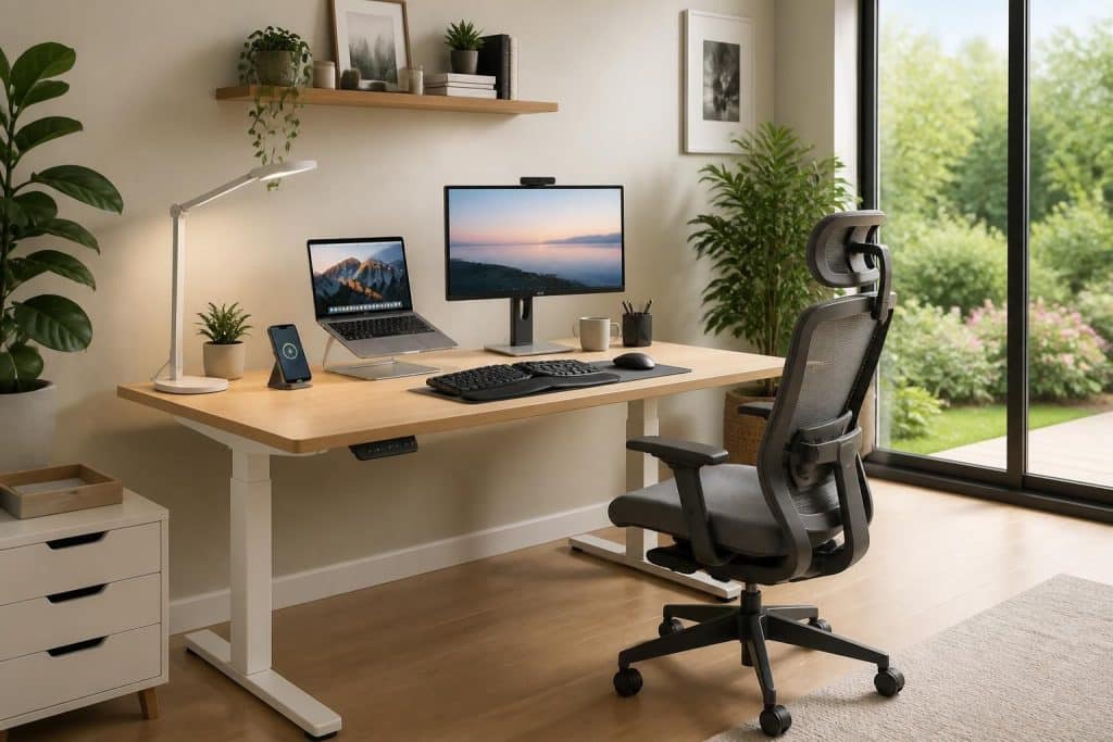 découvrez comment choisir le desk ergonomique parfait pour améliorer votre confort et productivité en télétravail. conseils pratiques et critères essentiels pour un bureau adapté à vos besoins.