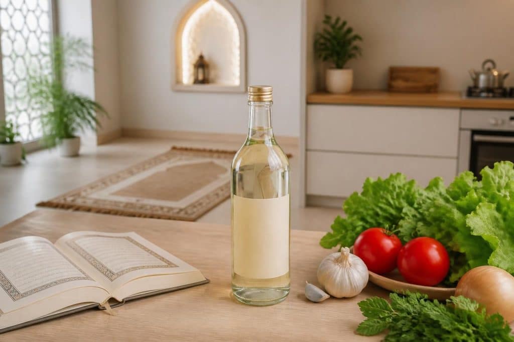 découvrez les règles de la loi islamique concernant la consommation et l'utilisation du vinaigre d'alcool halal, ses bienfaits et son statut dans l'alimentation halal.