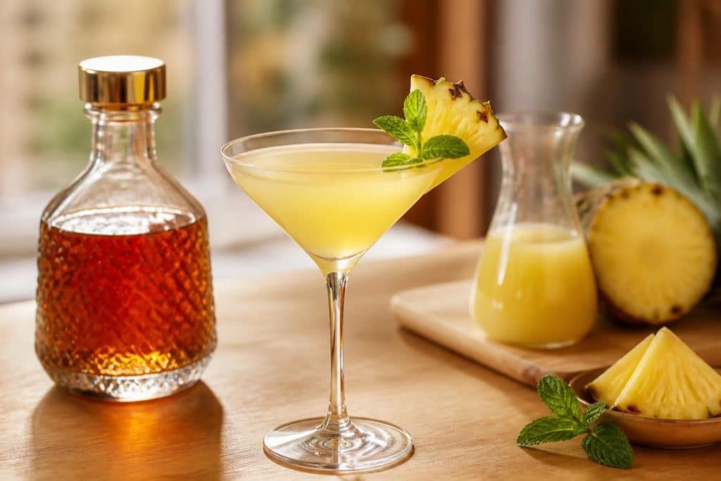 découvrez la recette simple du cocktail madeleine, un délicieux mélange d'amaretto et de jus d'ananas pour une saveur fruitée et raffinée.