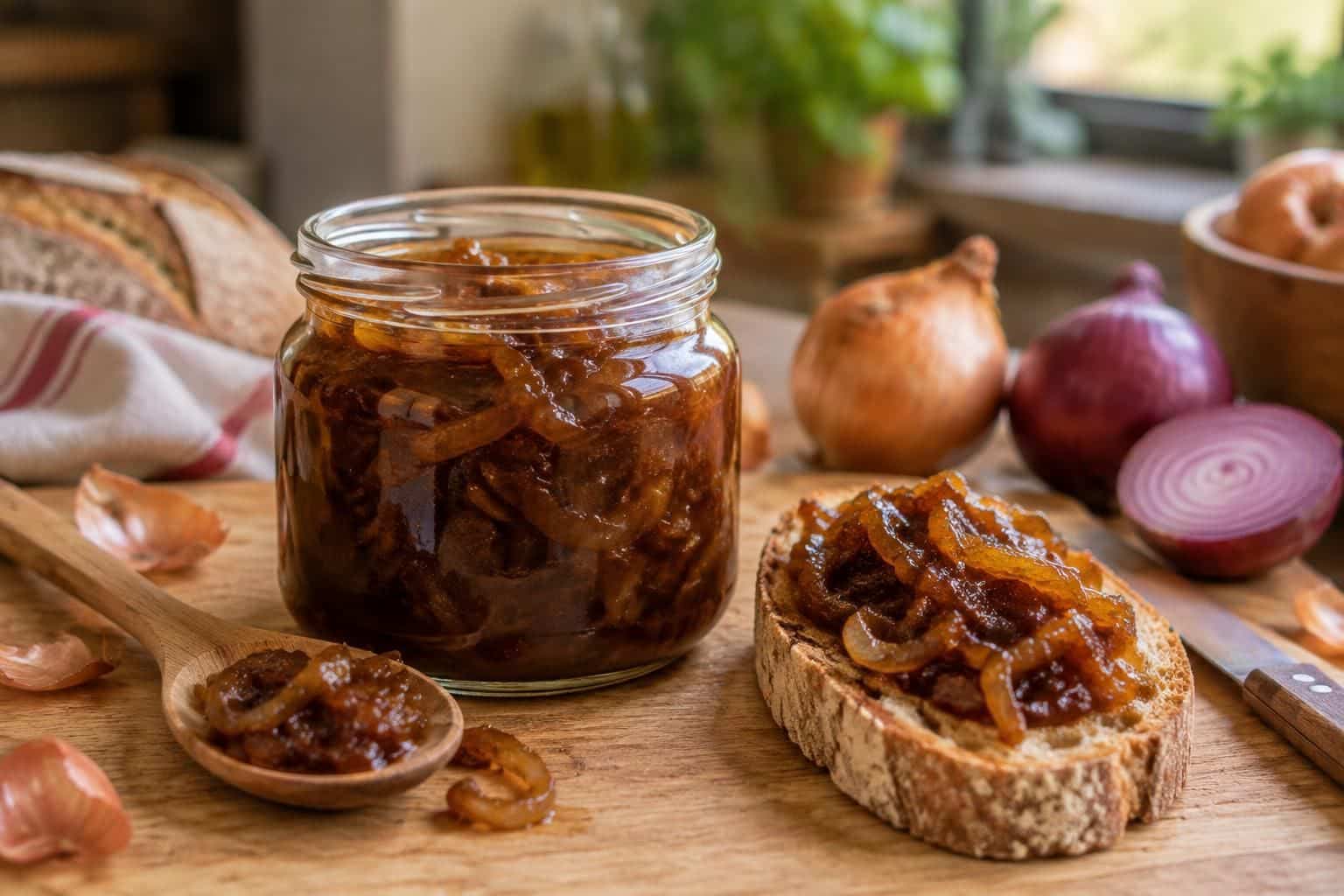 préparez un délicieux confit d’oignon maison avec cette recette facile et rapide : des oignons fondants, parfaits pour accompagner vos plats et fromages.