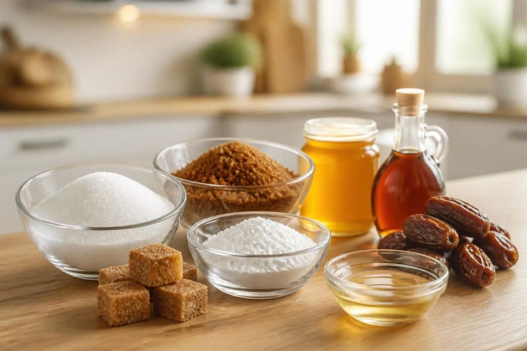 découvrez les différents types de sucre pour la pâtisserie, leurs usages spécifiques et des alternatives naturelles pour des recettes gourmandes et saines.