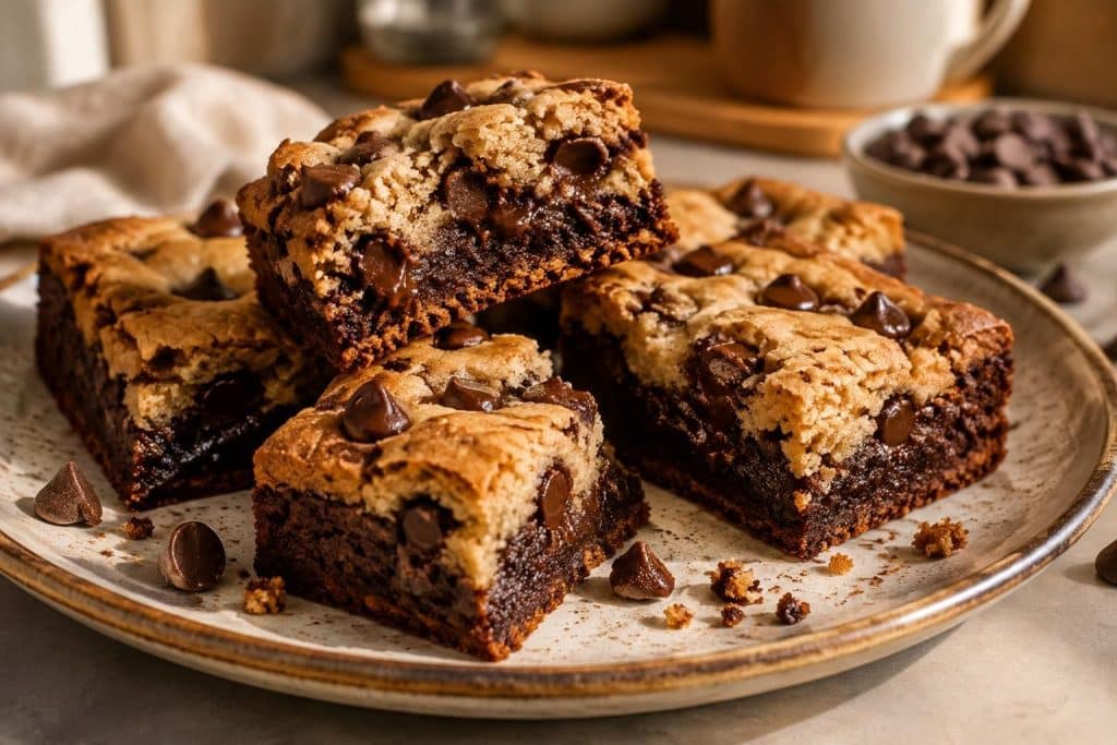 découvrez une recette facile de brookie, le dessert gourmand à mi-chemin entre cookie croustillant et brownie fondant.