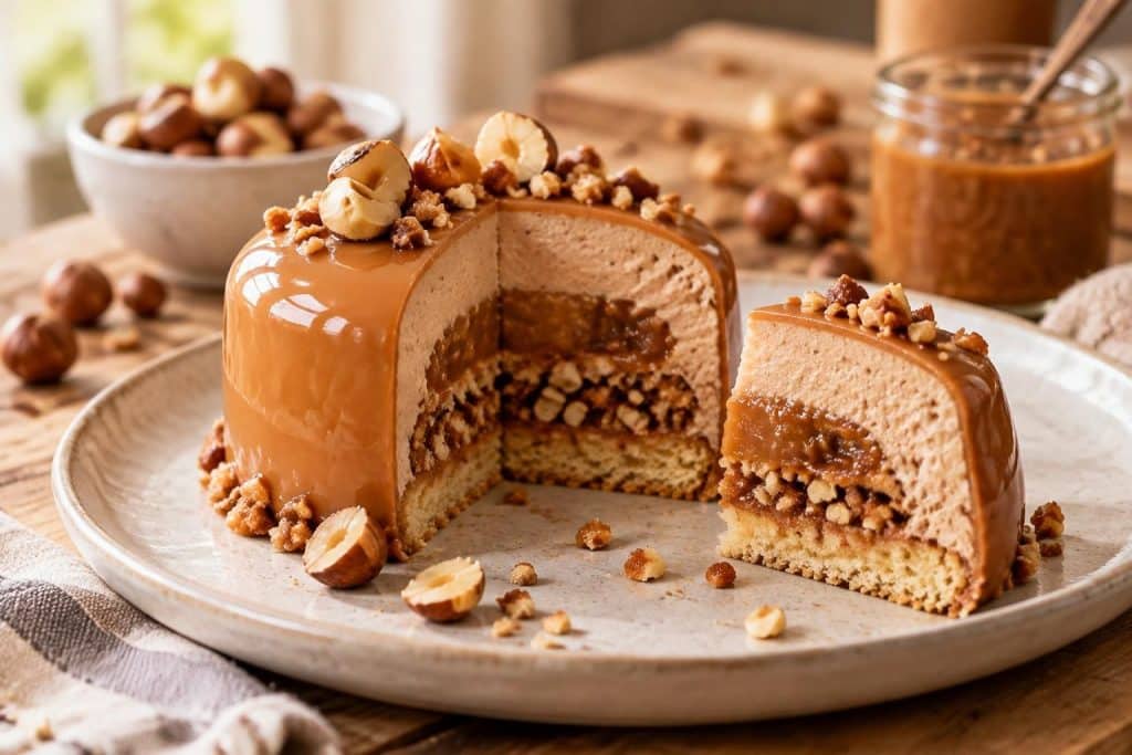 découvrez une recette facile d’entremet praliné noisette, à la fois fondant et gourmand, pour régaler vos invités lors de toutes les occasions.
