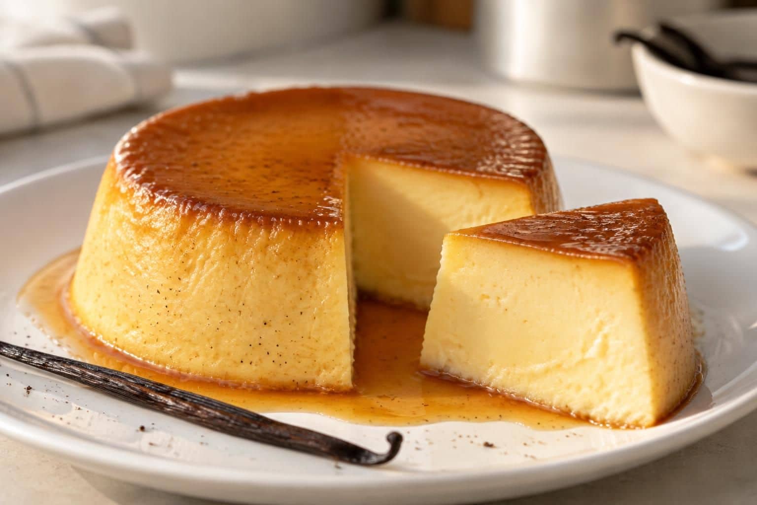 découvrez une recette traditionnelle de flan à la vanille, facile et rapide à préparer, pour un dessert maison délicieusement crémeux.