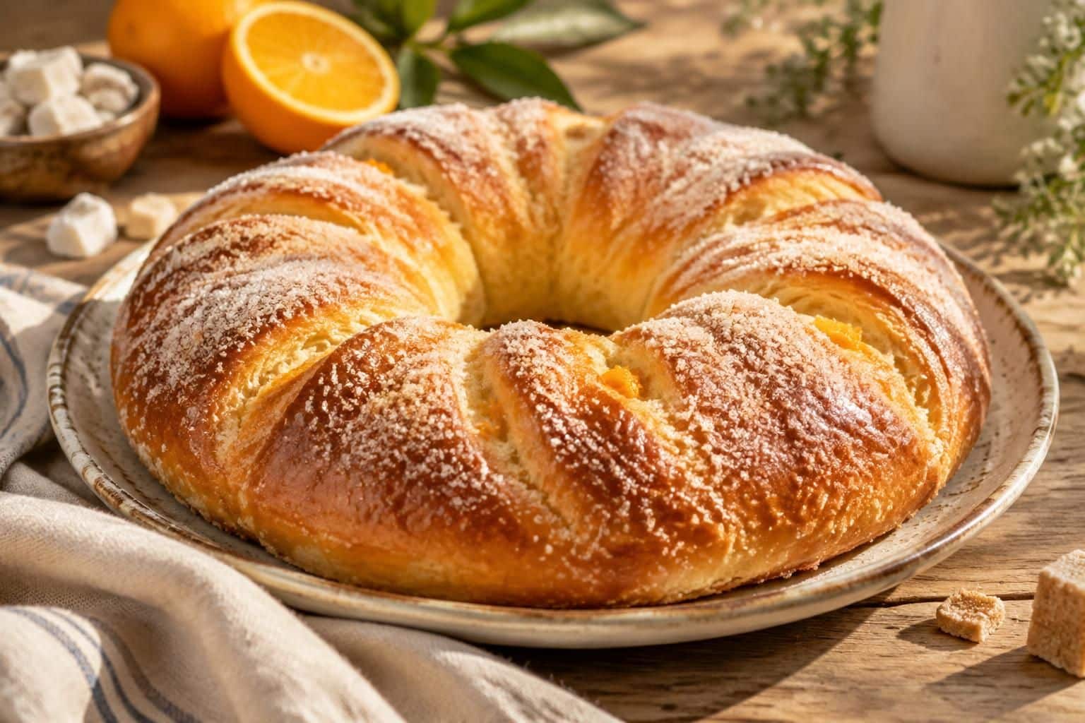 découvrez la fougasse sucrée d’aigues-mortes, une recette traditionnelle simple à préparer, parfumée à la fleur d’oranger et délicieusement moelleuse.
